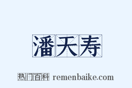 潘天寿是什么意思的图片